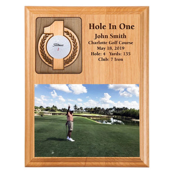 Hole In One Custom Golf Wood Sign, Golf Art, Gift For Golfer