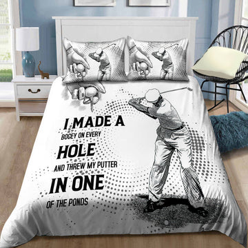 I Made A Bogey On Every Hole Bedding Sets, Sports Themed Bedroom Decor,  Bedroom Decor