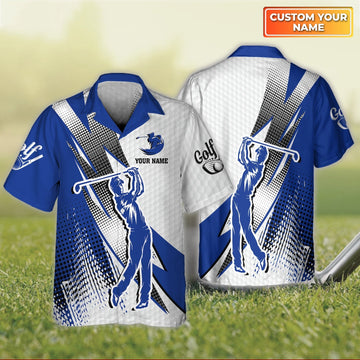 Golf Personalized Name 3D Hawaiian Shirt