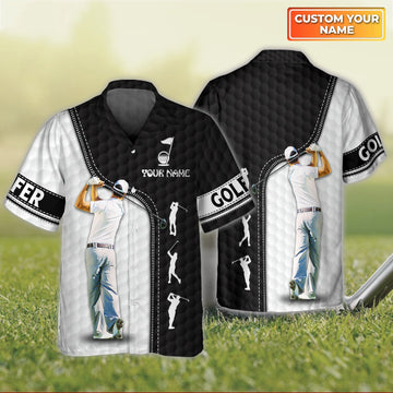Golf - Personalized Name 3D Hawaiian Shirt For Golfers