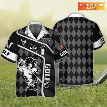 Golf - Personalized Name 3D Hawaiian Shirt