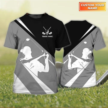 Golf - Personalized Name 3D Tshirt