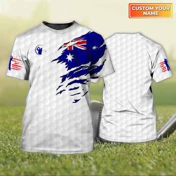 Golf - Personalized Name 3D Tshirt