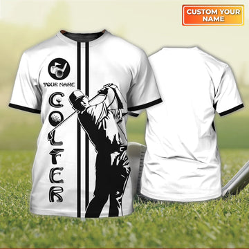 Golf - Personalized Name 3D Tshirt